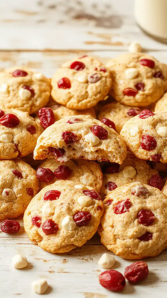 cranberry white chocolate cookies