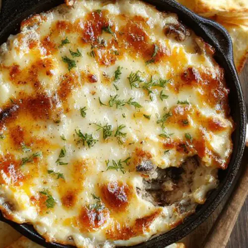creamy stuffed mushroom dip