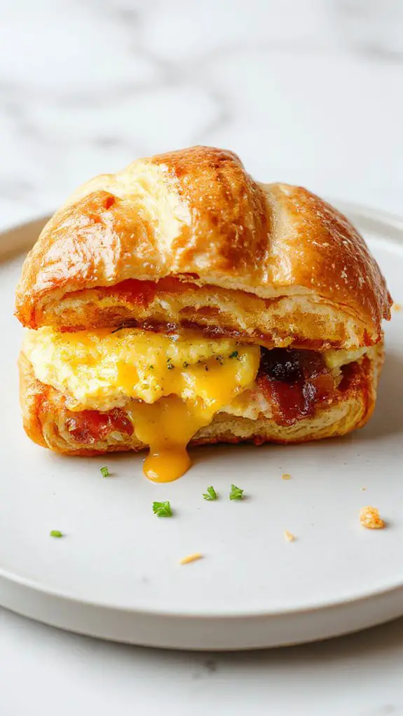 croissant sandwich breakfast recipe