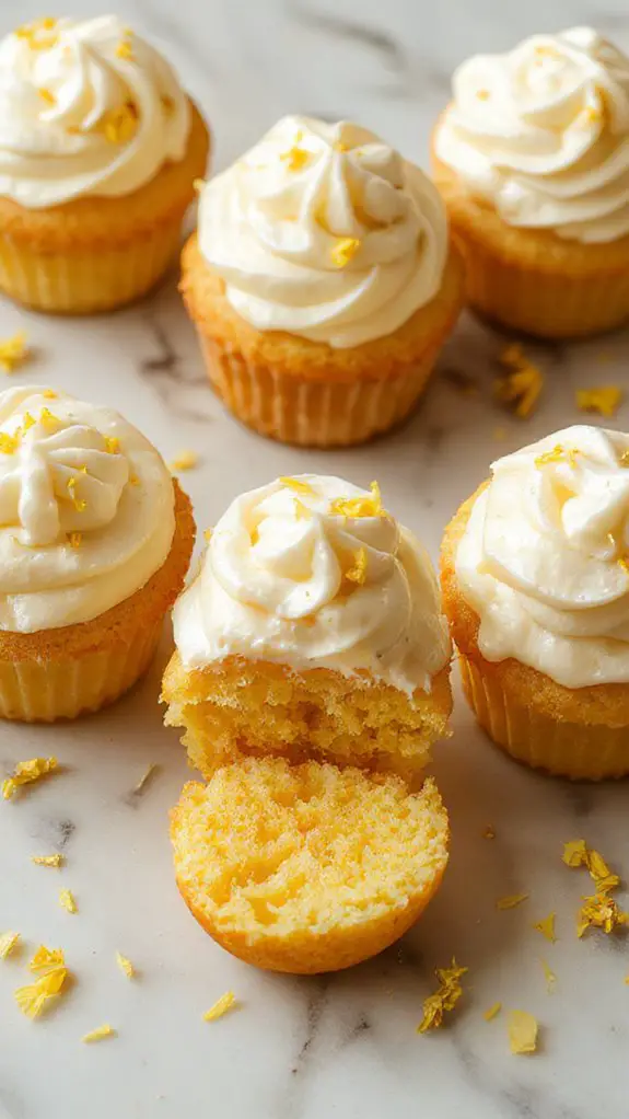 cupcake mixing and frosting