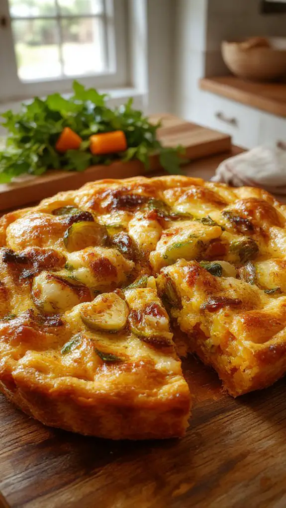 delicious fall vegetable quiche
