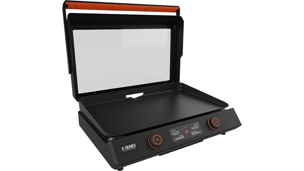 electric griddle with lcd