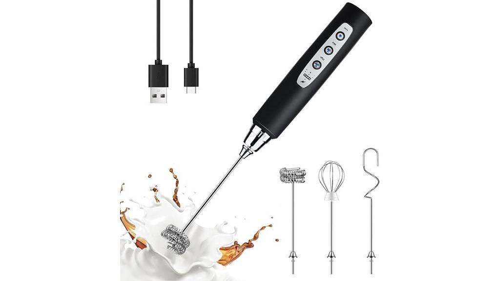handheld black milk frother