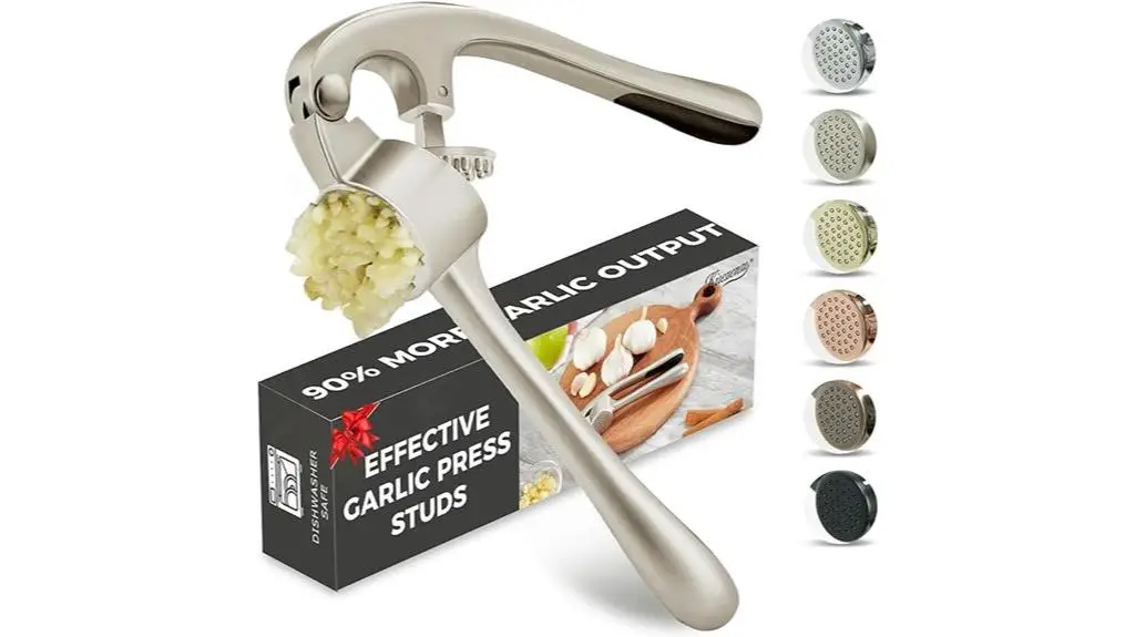 high efficiency garlic press