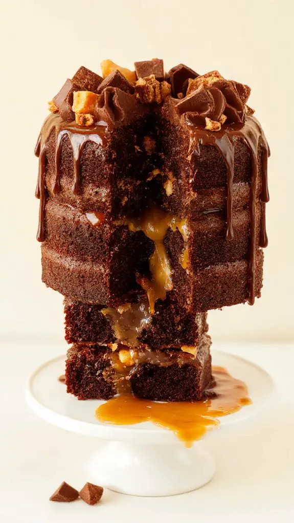 indulgent dessert with high calories