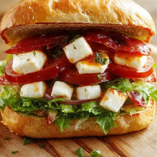 Italian Chopped Salad Sandwich