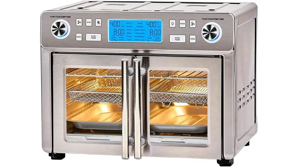 large dual zone fryer
