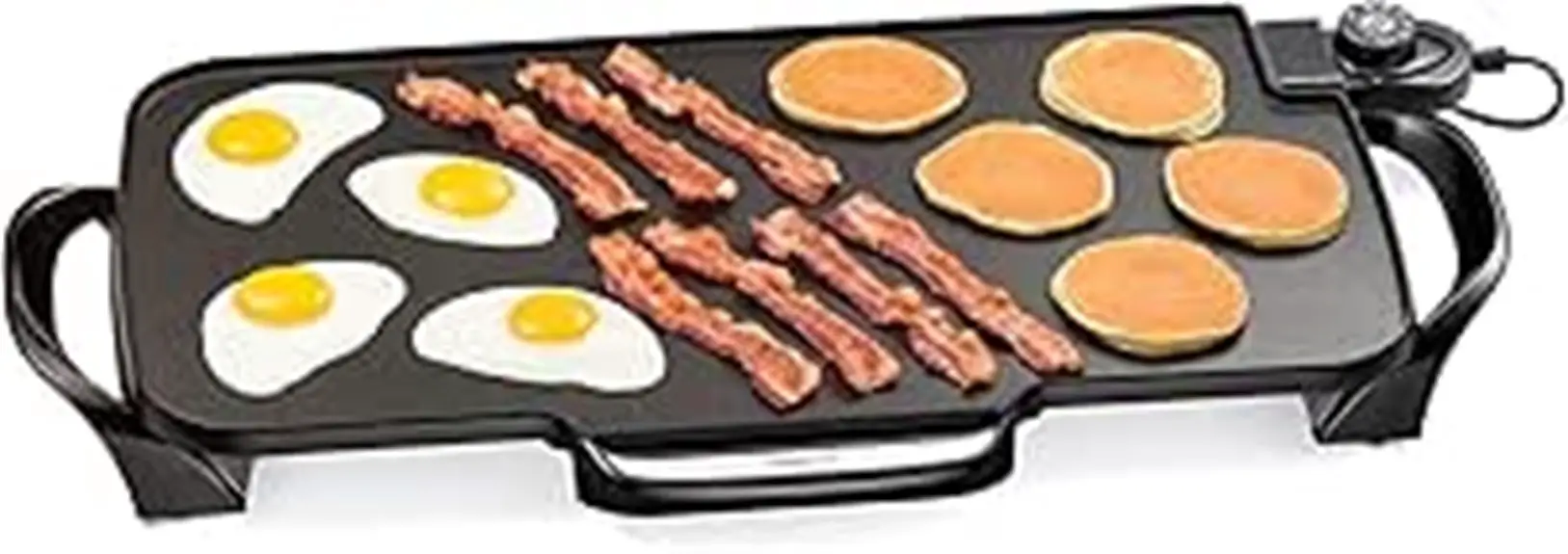 large electric removable handle griddle