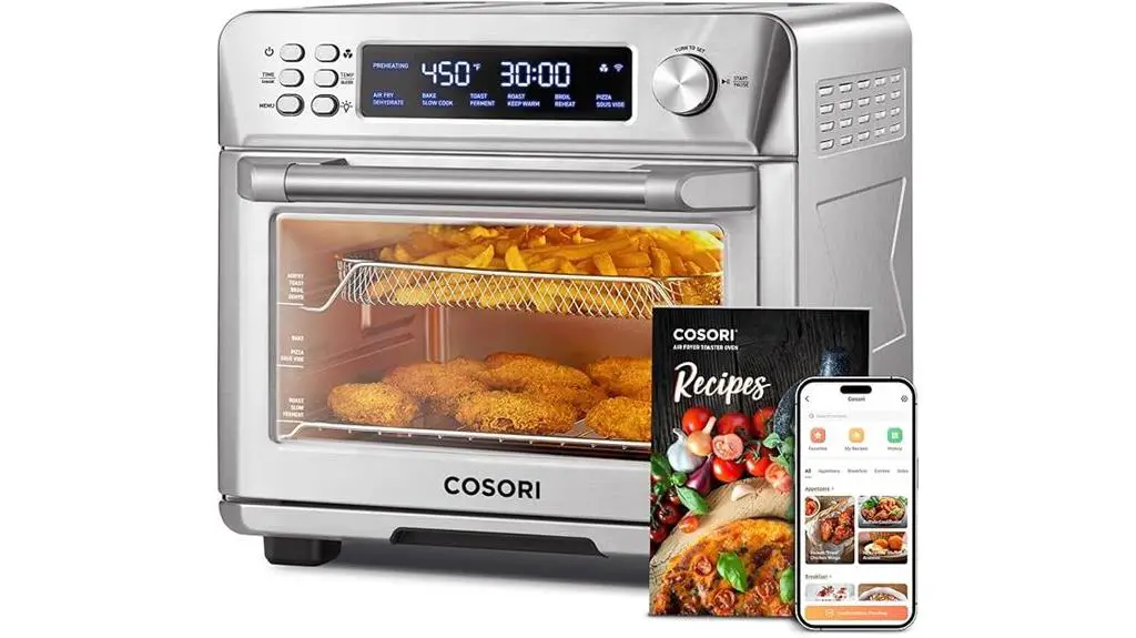 large smart air fryer