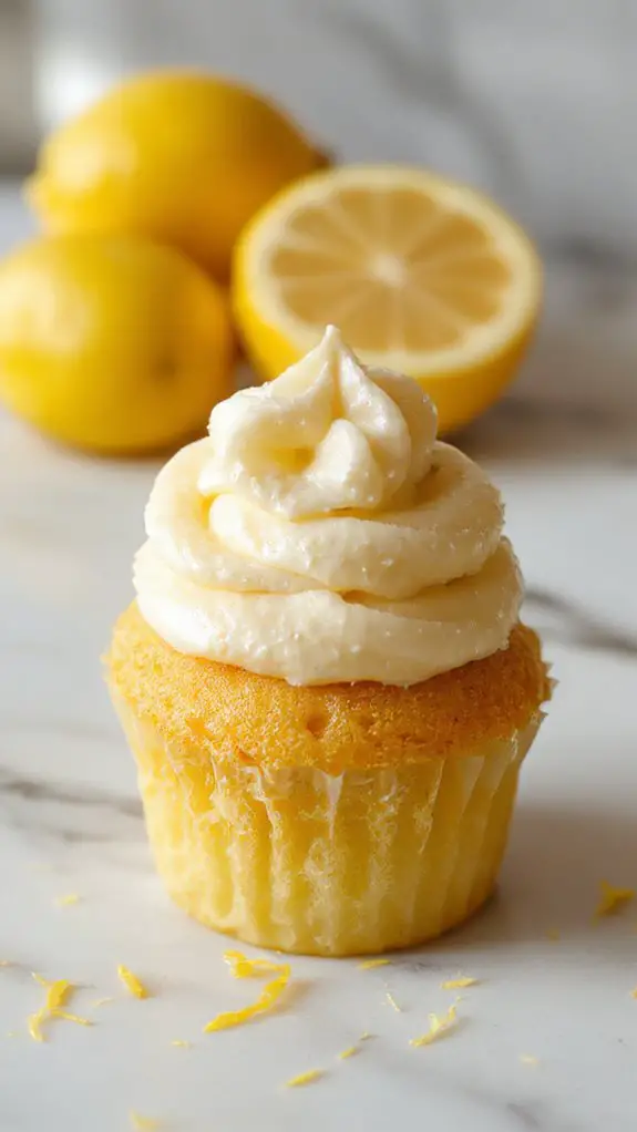 lemon cupcake ingredient essentials
