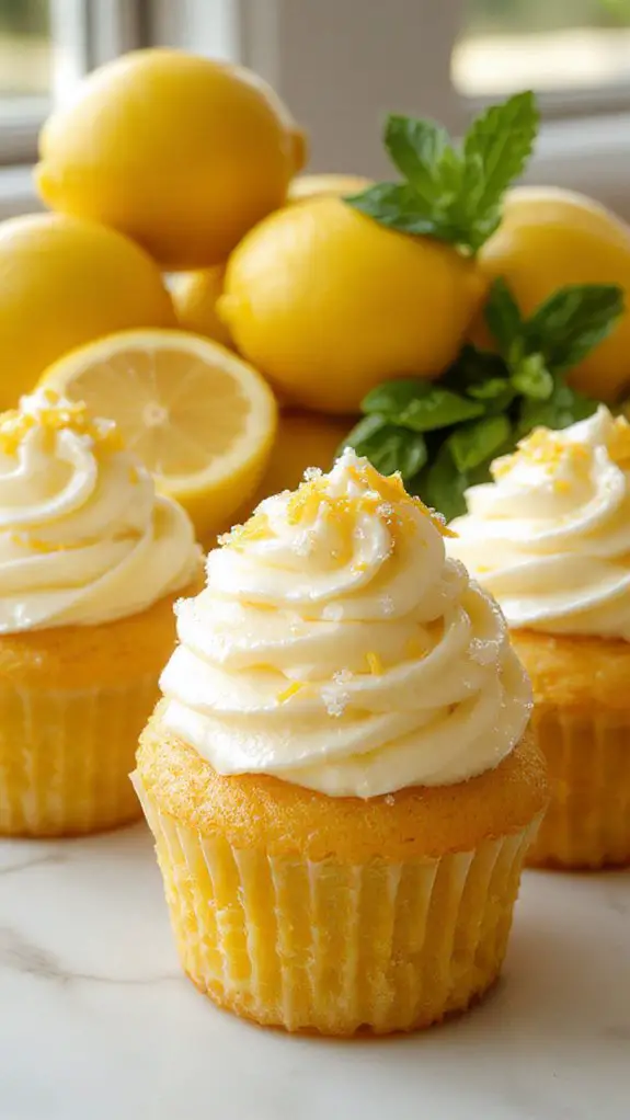 lemon cupcakes sweet tart perfection