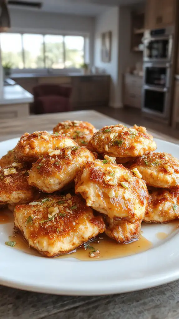 maple infused walnut chicken tenders