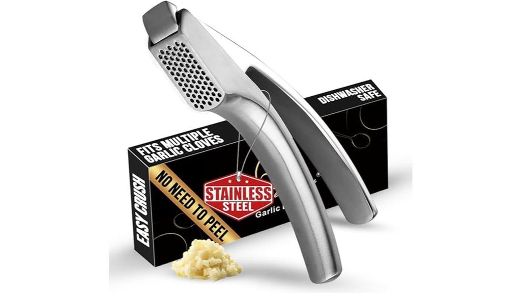 peel free garlic press