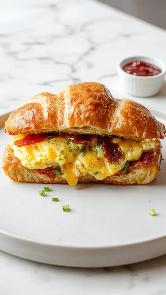 perfect buttery flaky croissants