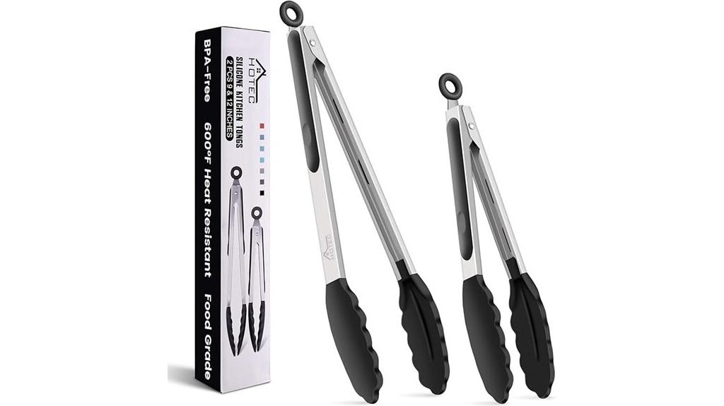 premium stainless steel tongs