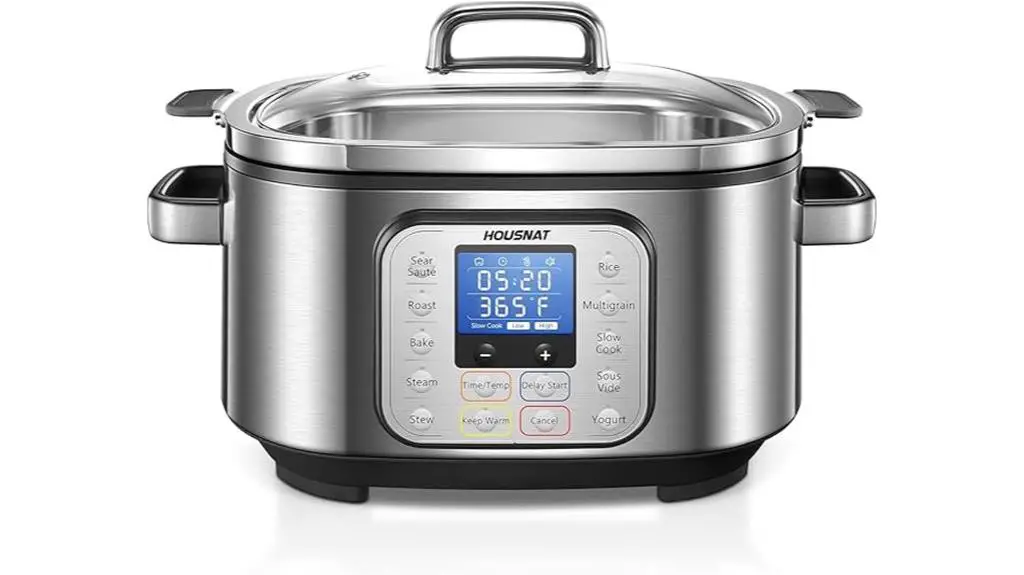 programmable pressure cooking appliance