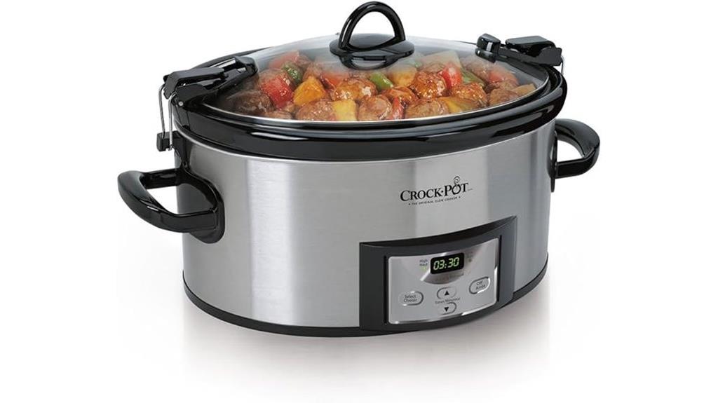 programmable slow cooker portable