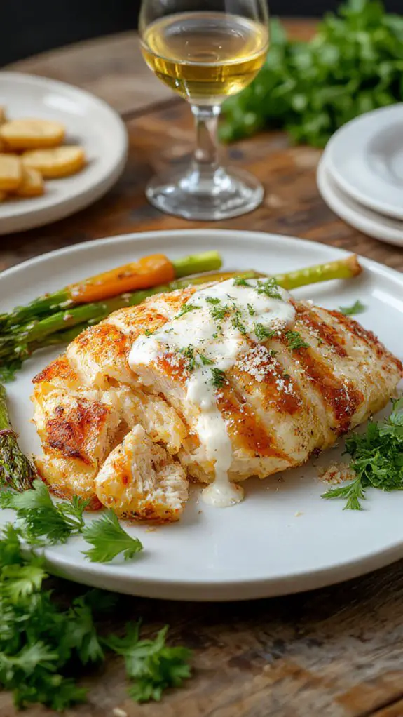 ranch flavored parmesan chicken dish