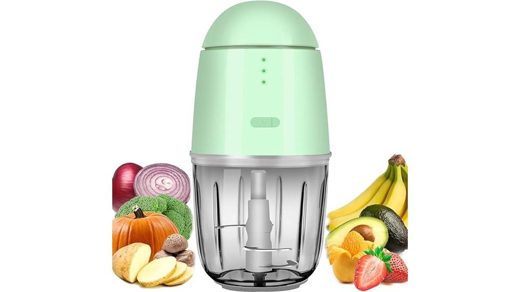 rechargeable green chopper