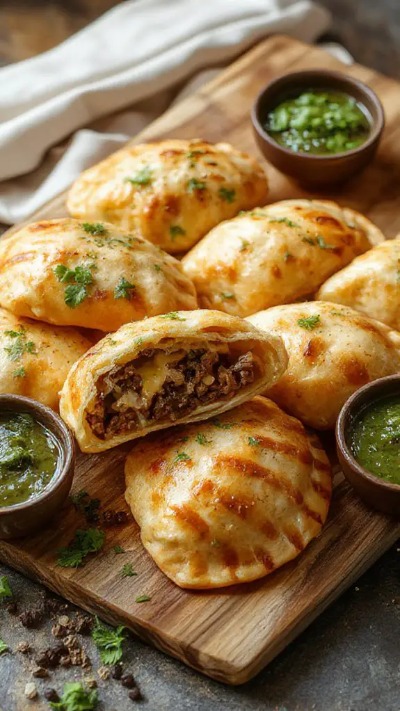 savory beef cheese empanadas