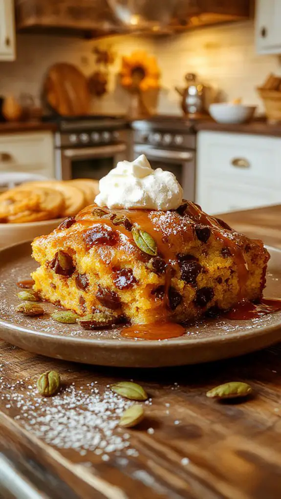 serve with ice cream