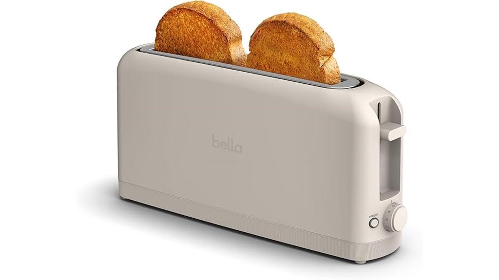 slim two slice toaster