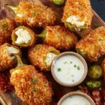 spicy cheese filled potato bites