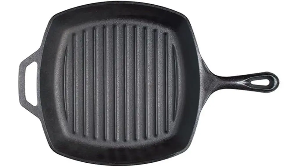 square cast iron pan