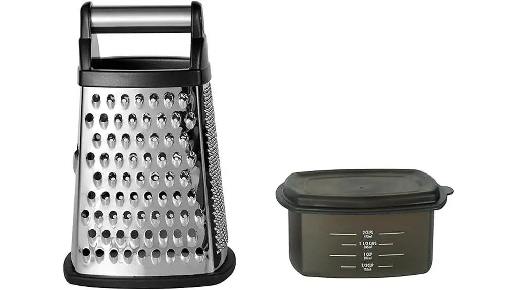 stainless steel box grater