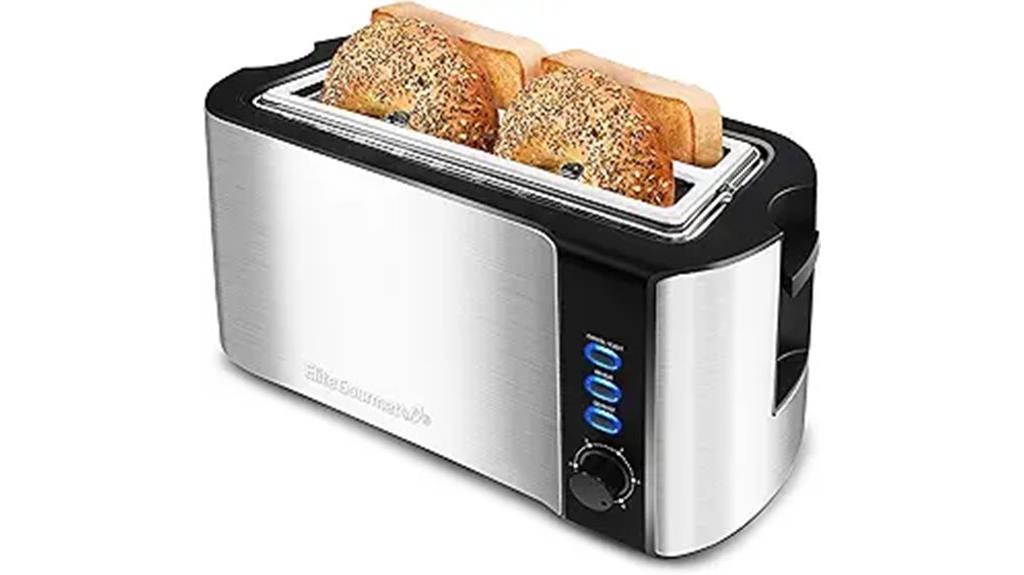 stainless steel toaster