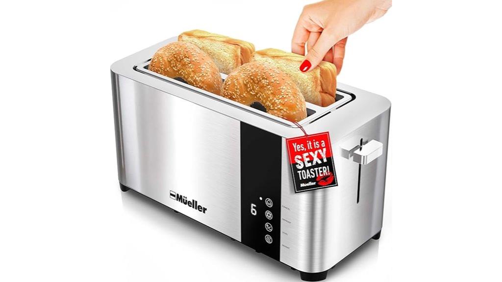 stainless steel toaster