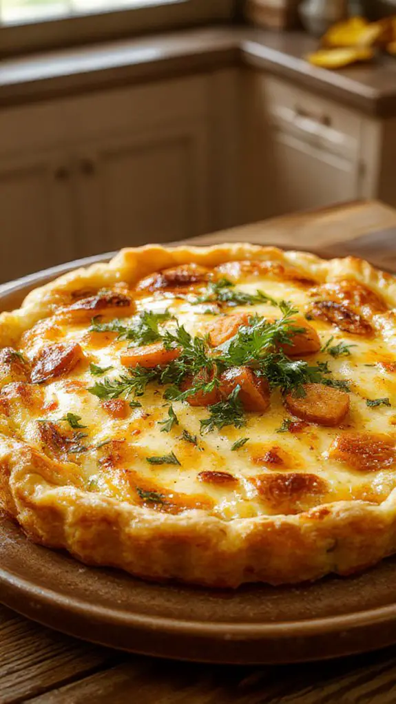 sweet potato crust quiche