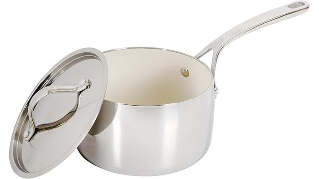 triply ceramic non stick pan