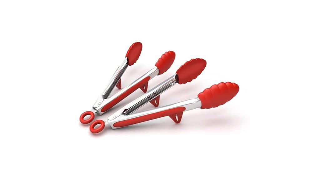 two stand included tongs