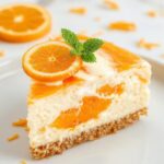 No Bake Orange Creamsicle Cheesecake