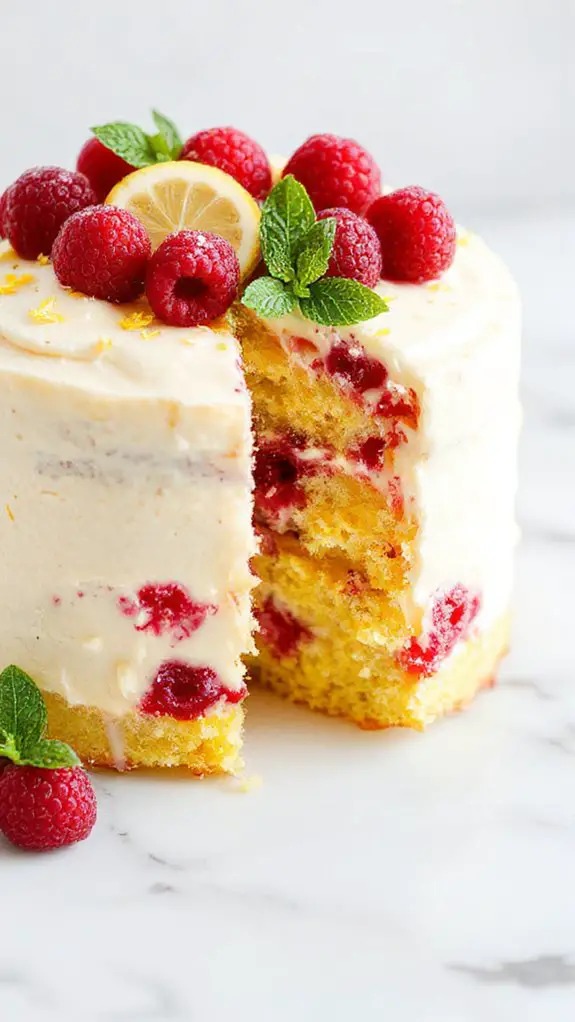 zesty citrus berry cake
