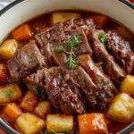 apple cider braised roast