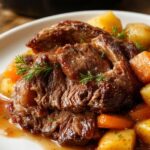 apple cider braised roast
