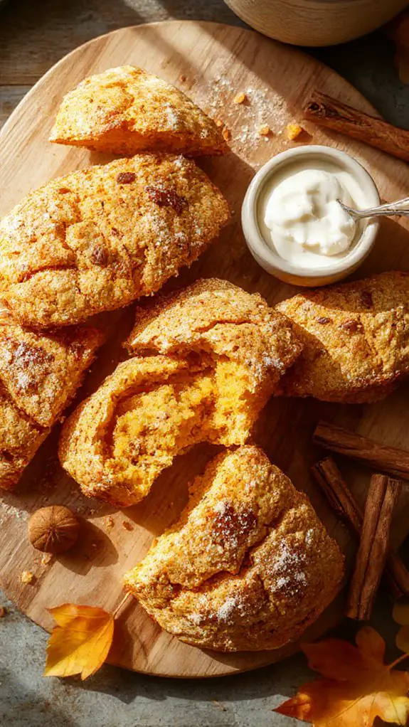 autumn spiced cream treat