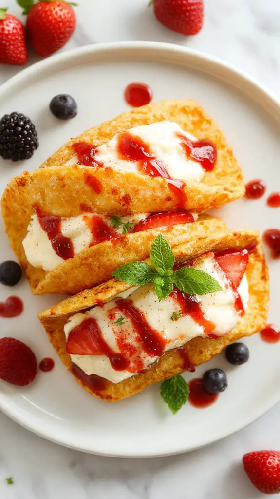 cheesecake taco nutrition details
