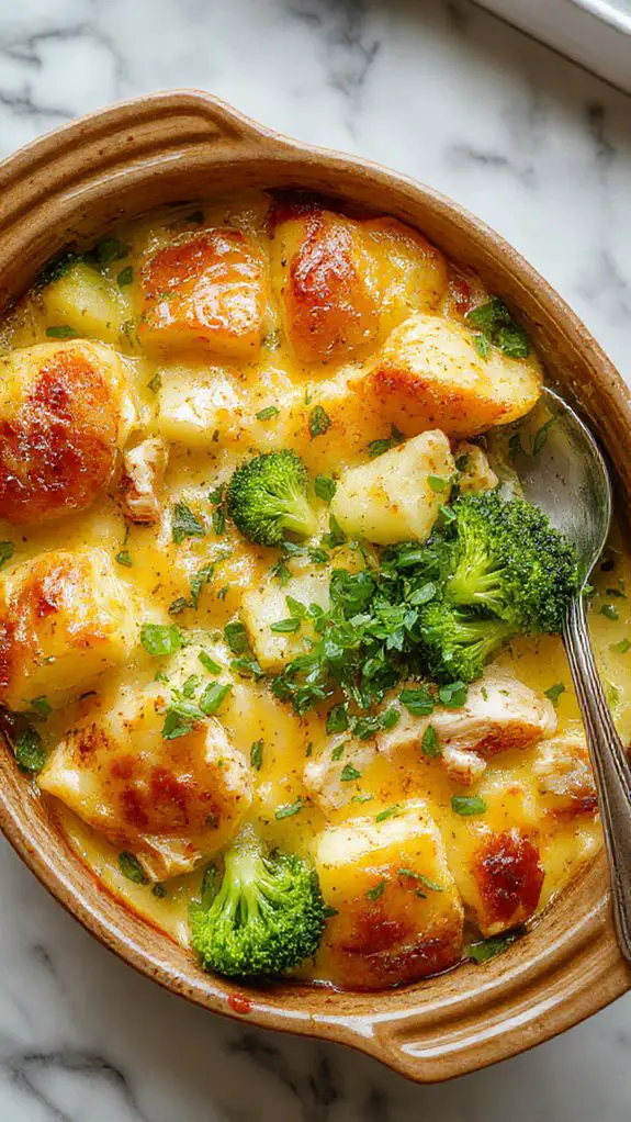 cheesy comfort food casserole