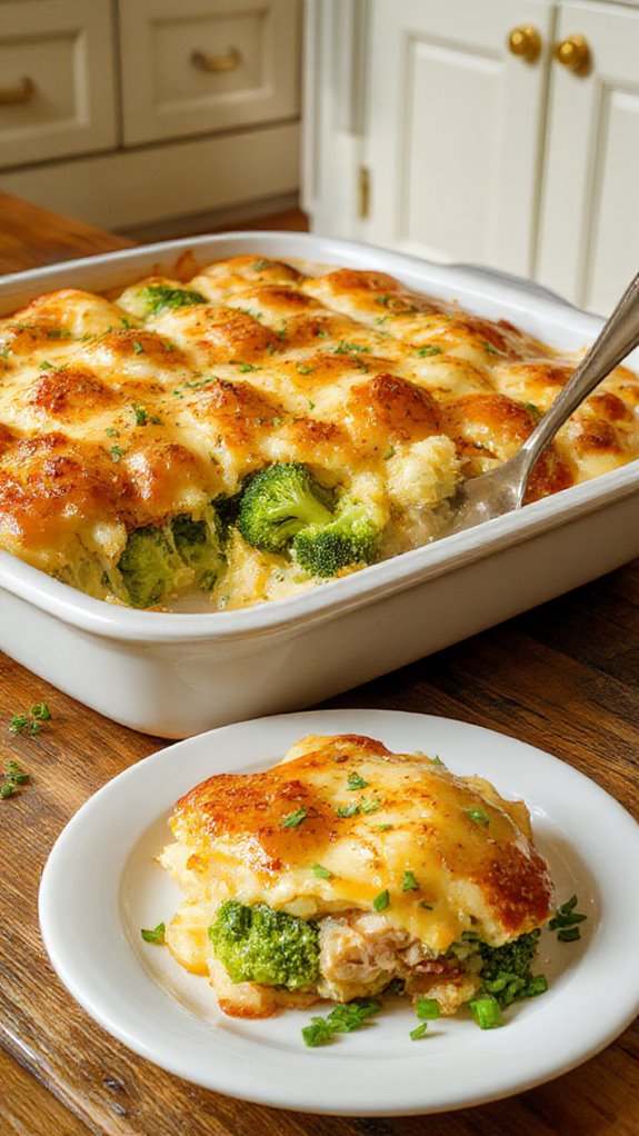 chicken broccoli potato bake