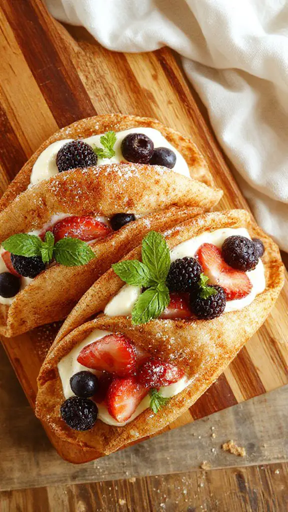 cinnamon sugar taco shells