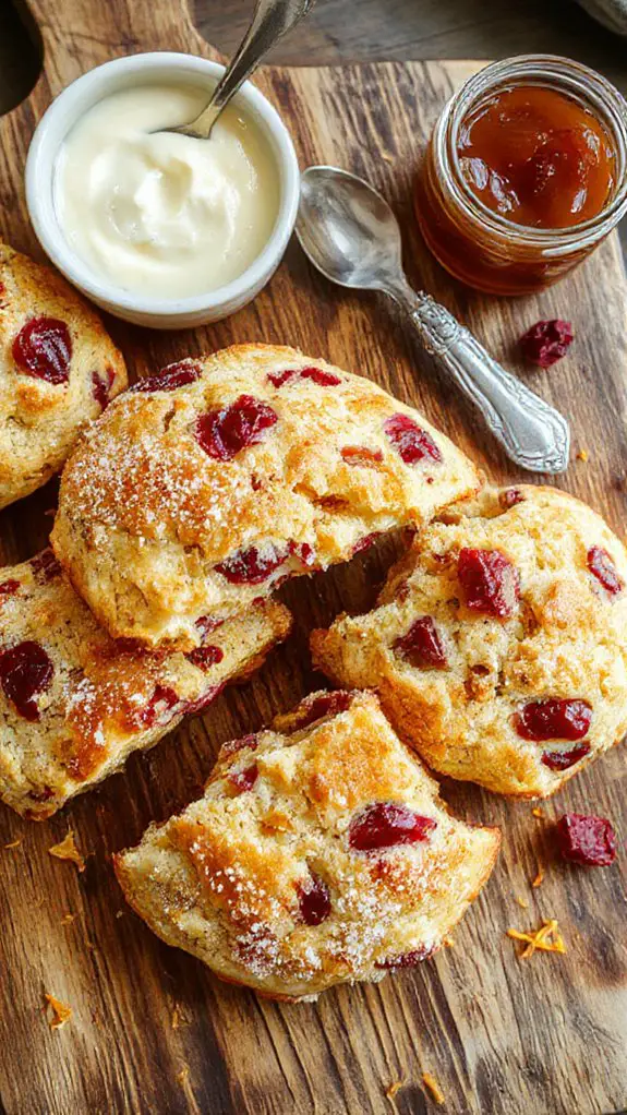 citrus cranberry scone delight