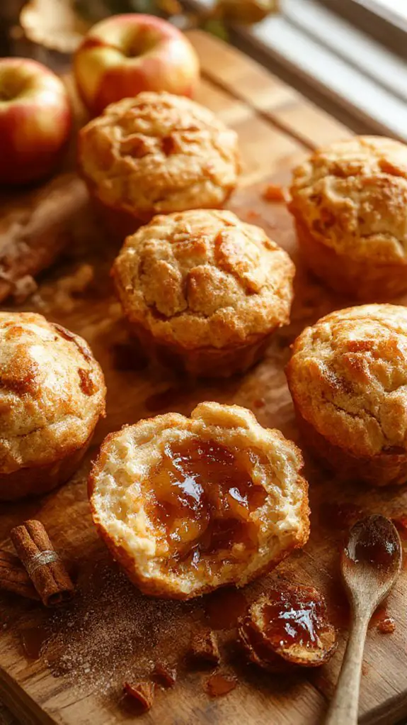 concentrated apple muffins