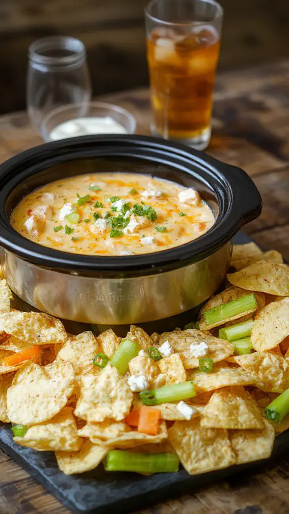 creamy cheesy spicy dip