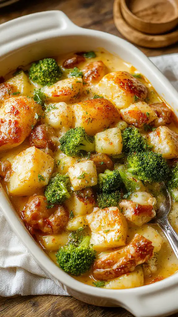 creamy chicken potato casserole