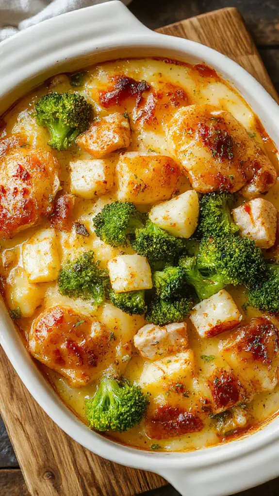 creamy chicken potato casserole
