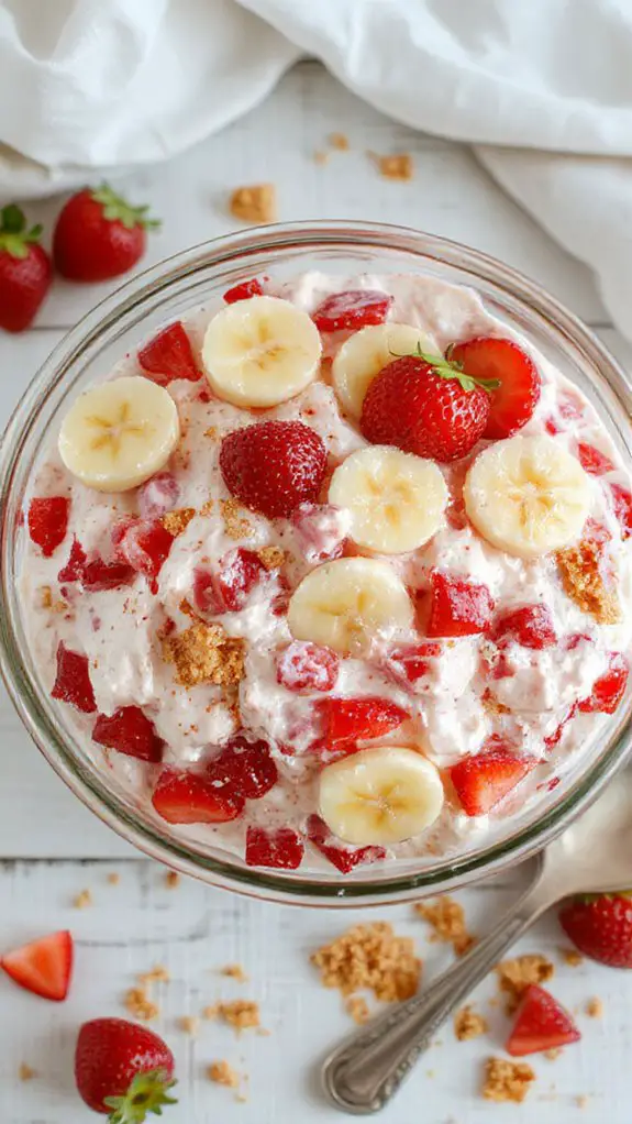 creamy fruit cheesecake dessert