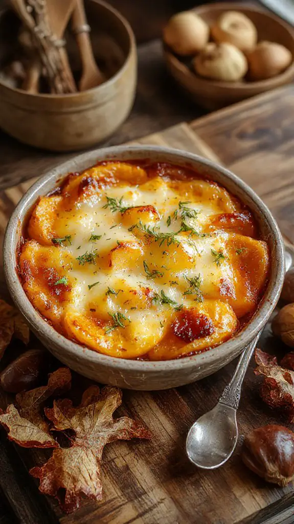 creamy layered vegetable gratin